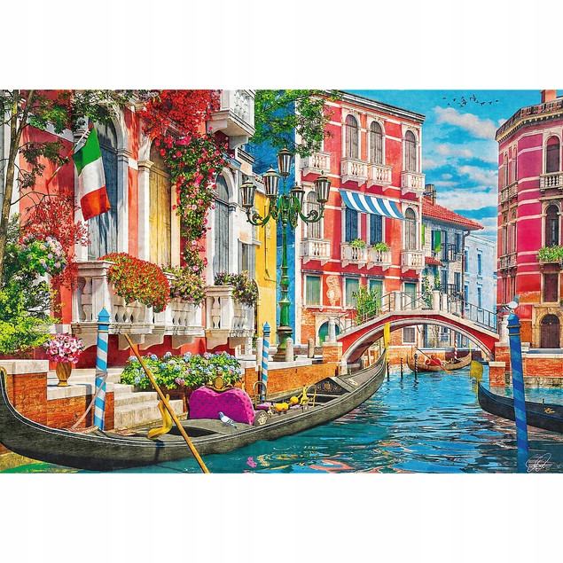 Trefl Puzzle 1500 el. Letnie popołudnie w Wenecji – Malownicza Sceneria