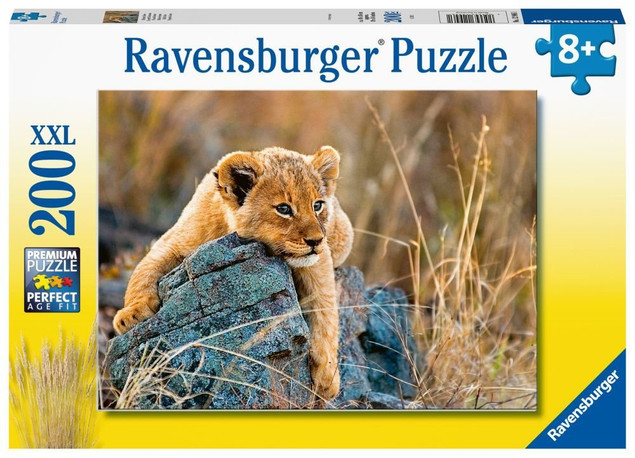 Puzzle 200 Mały lew XXL Ravensburger