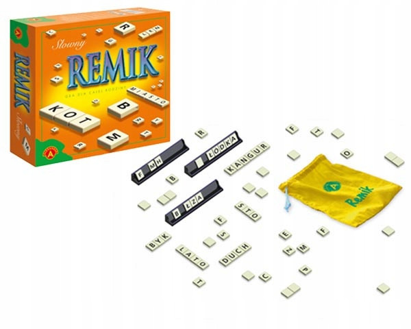 Remik Słowny De Lux Gra Rodzinna Słowna 8+ Alexander 0368