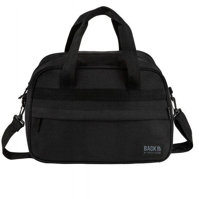 Torba podróżna 40x30x20 BACKUP czarna – bagaż kabinowy