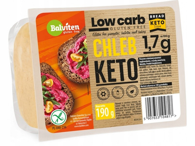 Chleb Balviten keto bread bezglutenowy 190 g