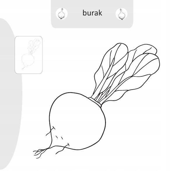 Malowanie-doklejanie. Warzywa