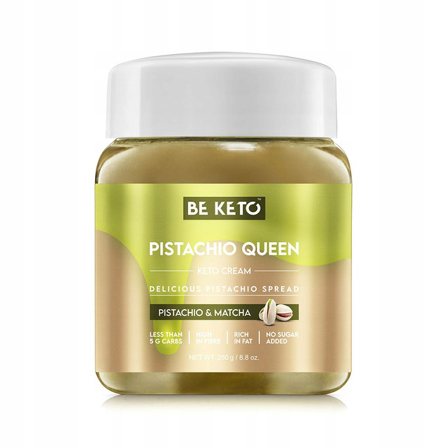 Krem Pistacjowy Keto BeKeto z MCT i Matchą 250g