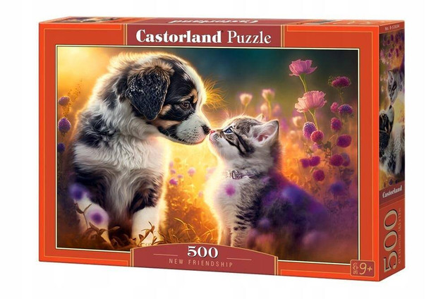 Puzzle 500 Zwierzęta i Kwiaty 9+ Castorland