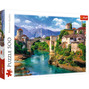 Puzzle 500 Układanka STARY MOST W MOSTARZE Góry Miasto Bośnia 10+ Trefl