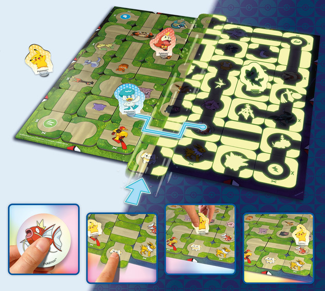Ravensburger 228393 Labirynth Pokemon Nocna edycja