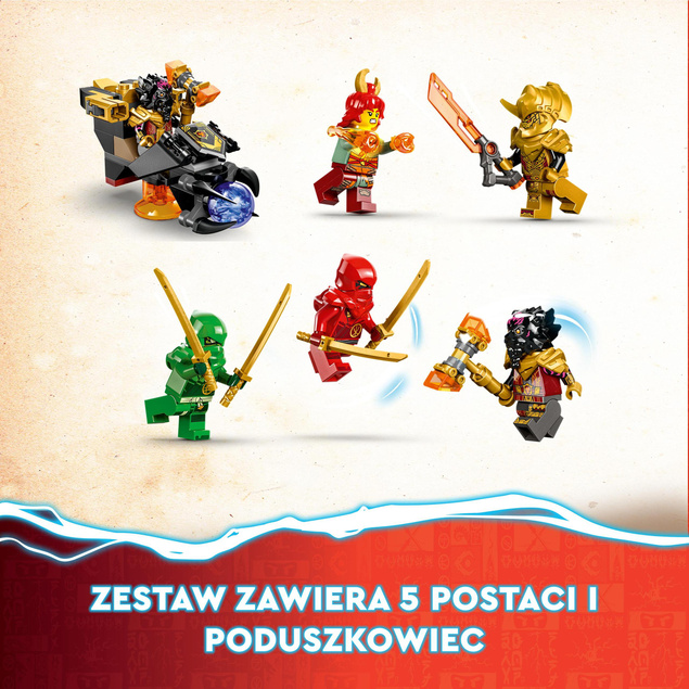 LEGO Ninjago Lawowy Smok Zmieniający Się W Falę Ognia 479 el. 8+ 71793