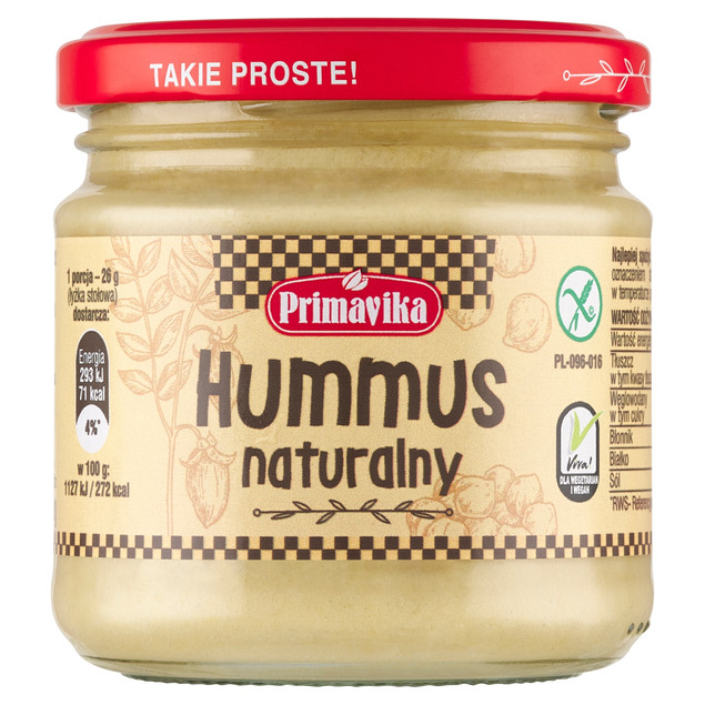 Pasta Primavika Hummus Naturalny 160g