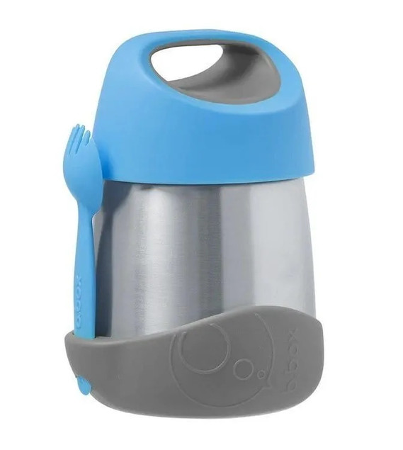 B.box Termos Obiadowy dla Dzieci 335 ml Blue Slate - na Zupę i Obiad