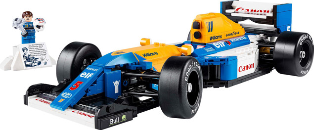LEGO Icons 10353 Williams Racing FW14B F1 Nigel Mansell Model Bolid 18+