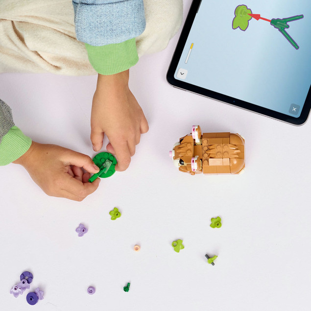LEGO Creator 3w1 Chomik z Kwiatkiem, Jeż, Orzeł – Klocki dla Dzieci 7+ (31376)