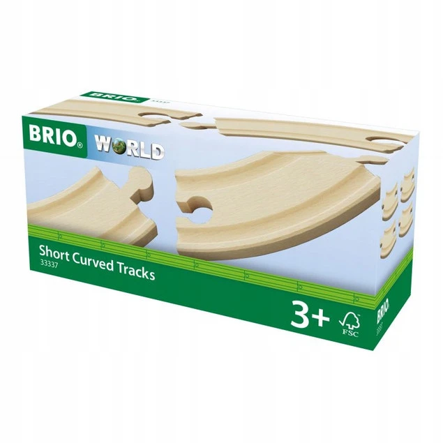 Brio krótkie zakręty - widok z góry