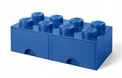 LEGO Pojemnik z Szufladami Klocek 2x4 Niebieski Organizer