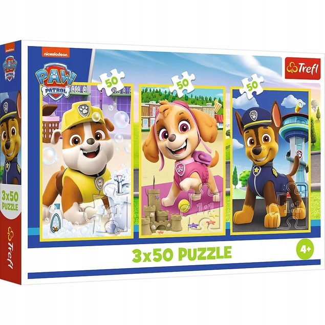 Puzzle 3x50 Nasze pieski Psi Patrol Trefl