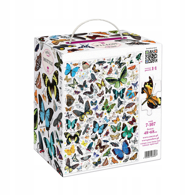 Puzzlove CzuCzu Puzzle MOTYLE 200 elementów dla dzieci 7+ lat Edukacyjne