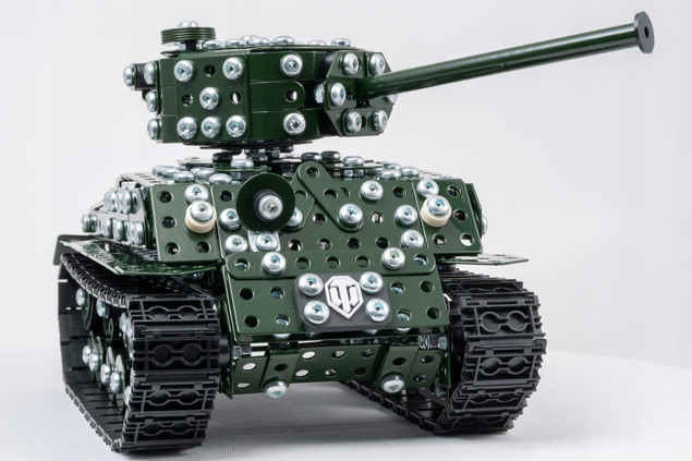 Metalcraft - World of Tanks - Czołg Sherman M4A3E8 metalowy zestaw DIY WOT