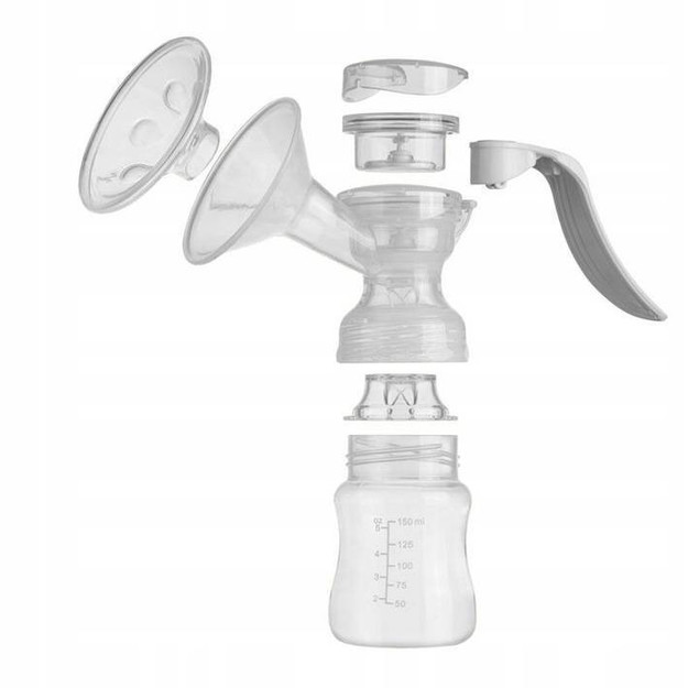Laktator Ręczny Akuku 150ml - Cichy, Bez BPA