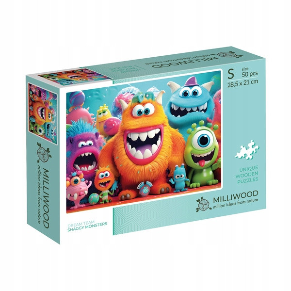 Puzzle Drewniane Alexander 50 Elementów Milliwood