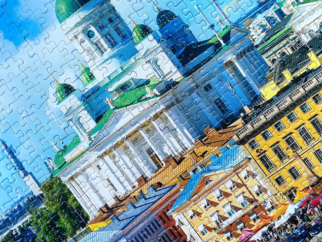 Puzzle Tactic 1000 elementów: Widok na Helsinki