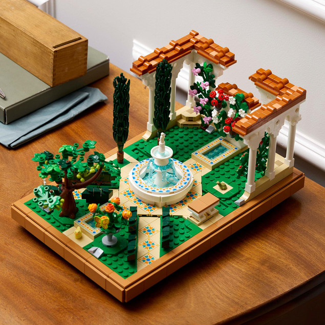 Klocki Zestaw LEGO ICONS 10359 Fontanna w Ogrodzie | Dla Dorosłych