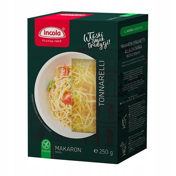Makaron bezglutenowy Tonarelli Incola 250 g