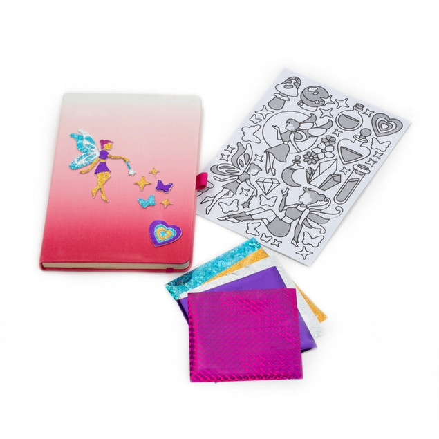 Naklejki Metaliczne WRÓŻKI Zestaw Kreatywny Kidea