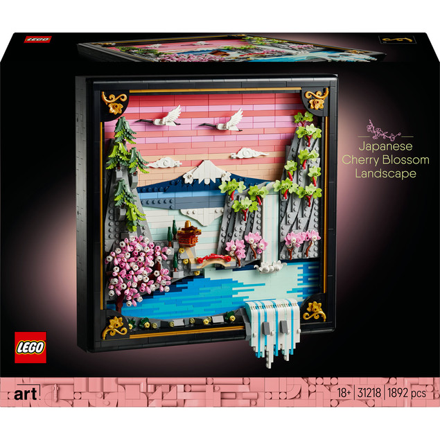 LEGO Art Japoński Krajobraz z Górą Fuji i Kwitnącą Wiśnią 31218 (1892 el.)
