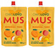 2x OwoLovo Mus JABŁKO BRZOSKWINIA MANGO Dla Dzieci Bez Cukrów 200g