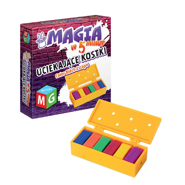 Gra planszowa Magia w 5 minut Uciekające kostki Multigra