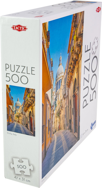 Puzzle 500 elementów Tactic: Malownicza Sycylia, Włochy