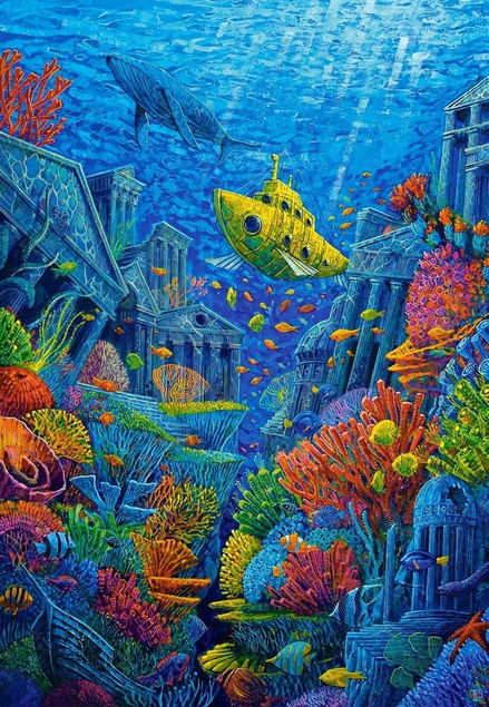 PUZZLE 1500 KRAJOBRAZ MORZE ZWIERZĘTA NATURA 12+
