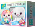 Maskotka Królik DO KOLOROWANIA Samodzielnego Creative Studio 6+ ToysInn
