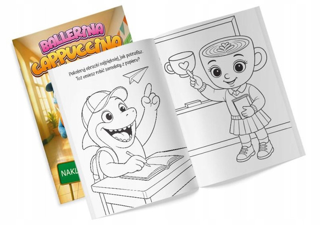 Kolorowanka z Naklejkami BALLERINA CAPPUCCINA Back To School Martel