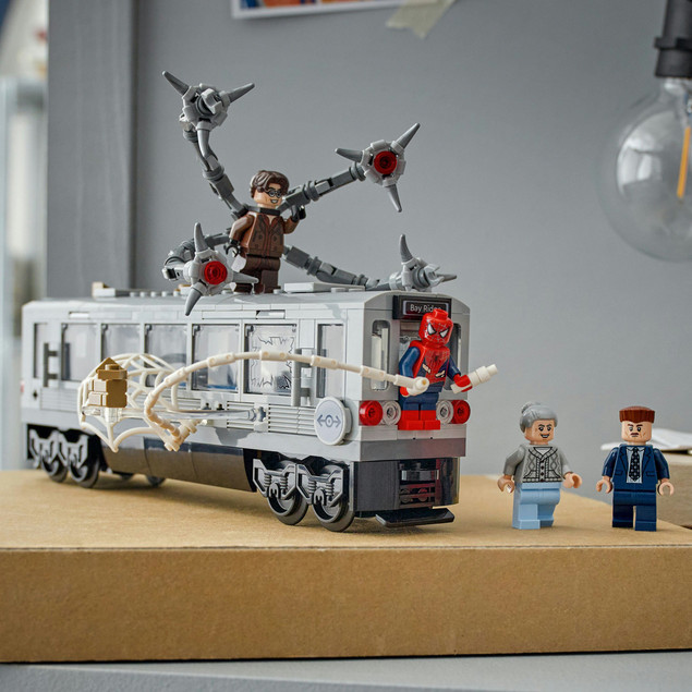 LEGO Marvel Super Heroes 76321 Spider-Man kontra Doc Ock: Scena w Metrze