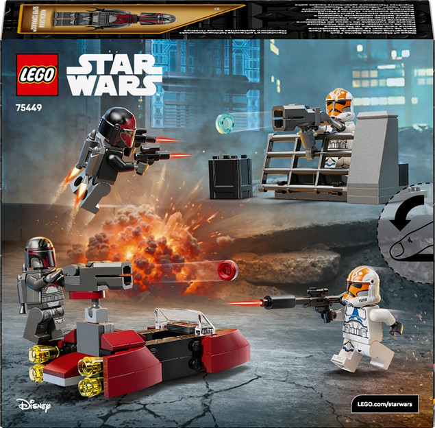 LEGO Star Wars - Oblężenie Mandalory - zestaw bitewny 75449