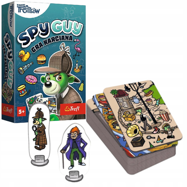 SPY GUY Gra Karciana Obserwacyjna Rodzinna 5+ Trefl