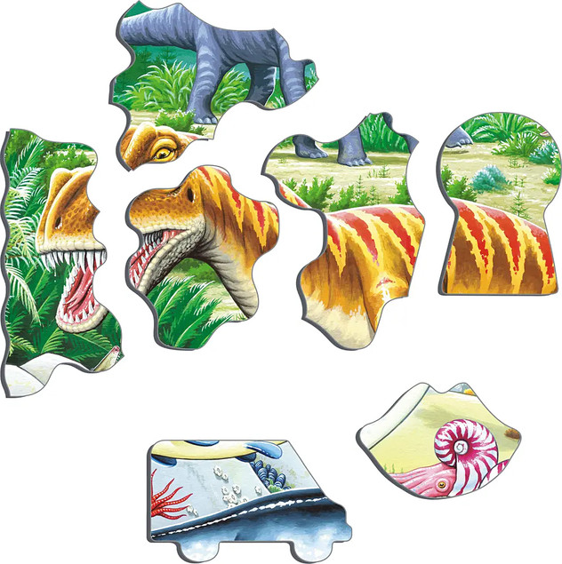 Larsen Puzzle Maxi Dinozaury Junior 35 elementów