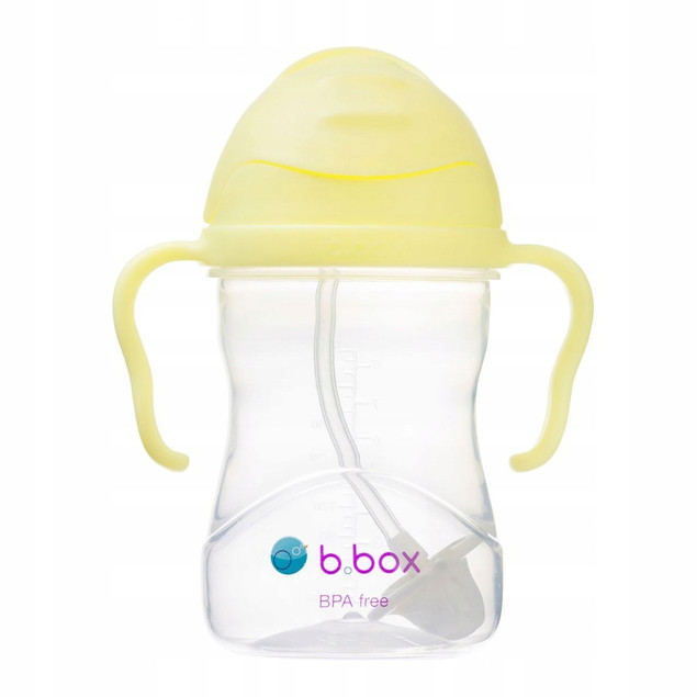 B.BOX Innowacyjny Kubek Bidon Niekapek z Obciążoną Słomką 240 ml 6M+