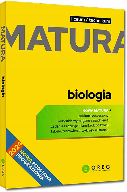 BIOLOGIA Rozszerzona Liceum Matura 2026 Repetytorium Maturzysty 2w1 Komplet