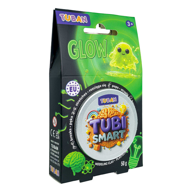 TUBI SMART PLASTELINA - GLOW 50 g
