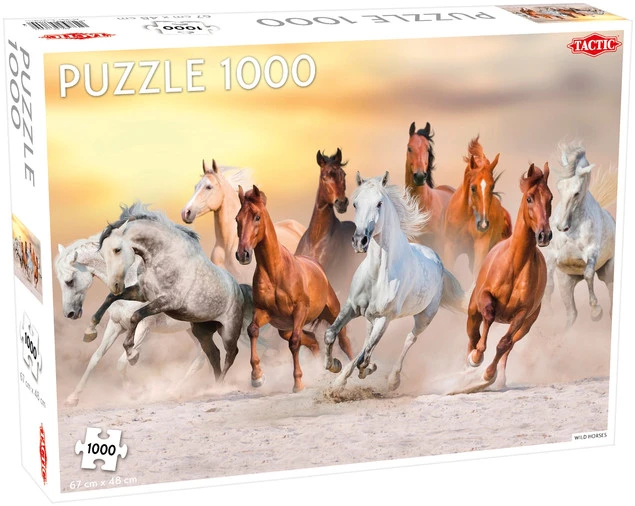 Tactic PUZZLE Dzikie Konie 1000el - Główne zdjęcie
