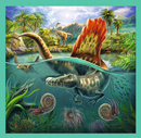 Puzzle 3w1 Układanka Niezwykły Świat Dinozaurów DINOZAURY Gady Trefl 34837