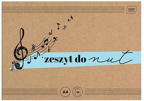 Zeszyt do nut A4 Interdruk