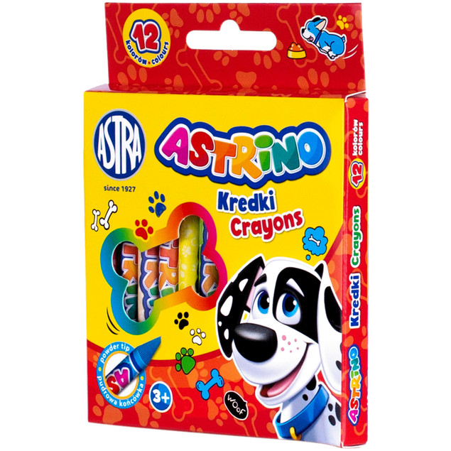 Kredki grafitowe 12 kolorów Astrino ASTRA