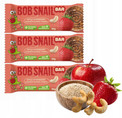 Baton bez cukru Bob Snail jabłko-truskawka-orzech 35g x3