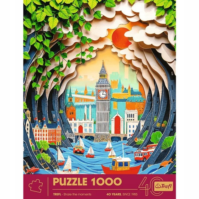 Puzzle Trefl 1000 elementów Puzzle 1000 Londyn