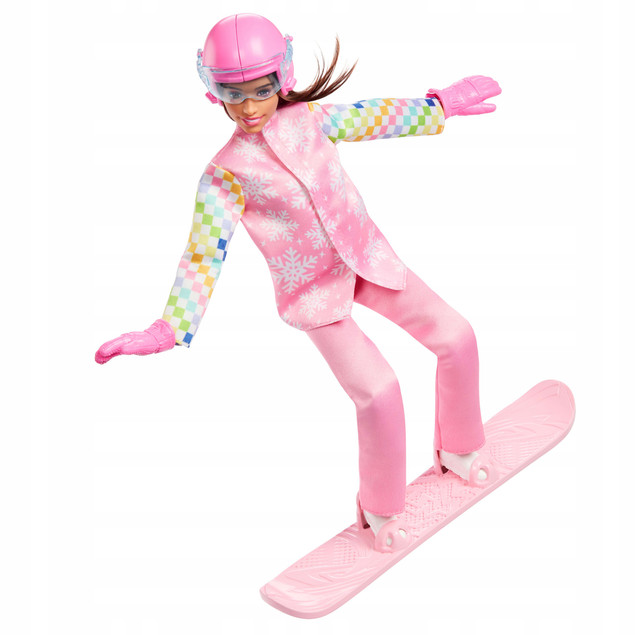 Barbie Careers Snowboardzistka - Różowa Lalka Mattel