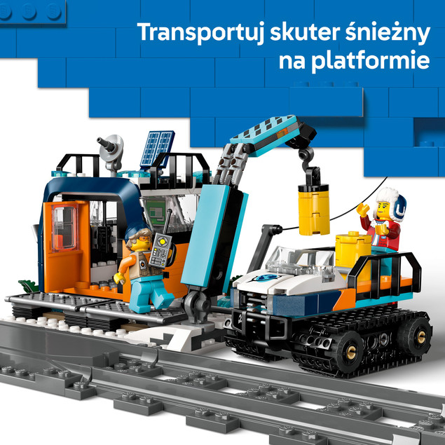 Klocki LEGO City 60471 Ciężarówka z laboratorium arktycznej odkrywczyni