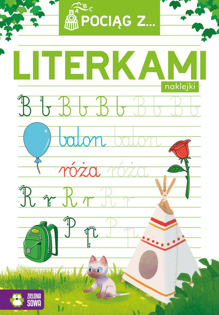 Pociąg z Literkami Zielona Sowa – Nauka Pisania dla Przedszkolaków