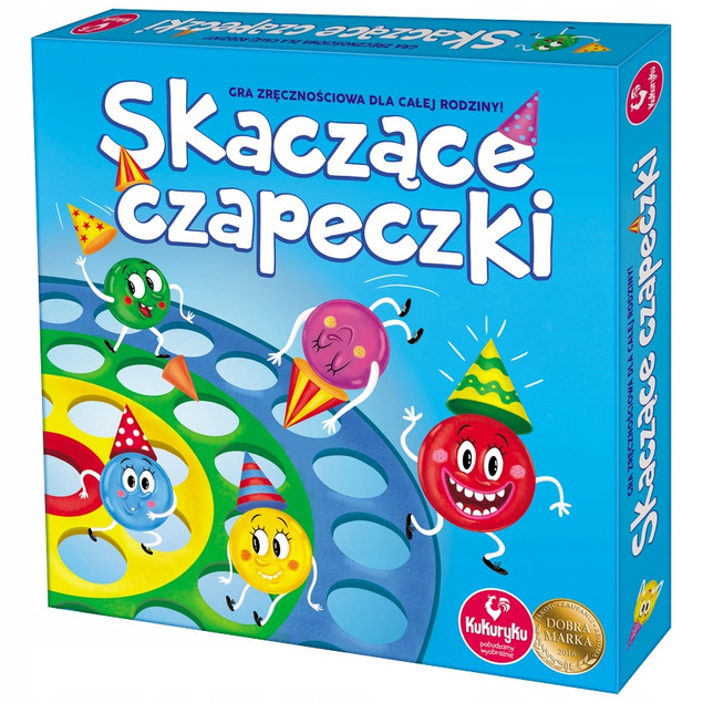Skaczące Czapeczki Gra Planszowa Kukuryku